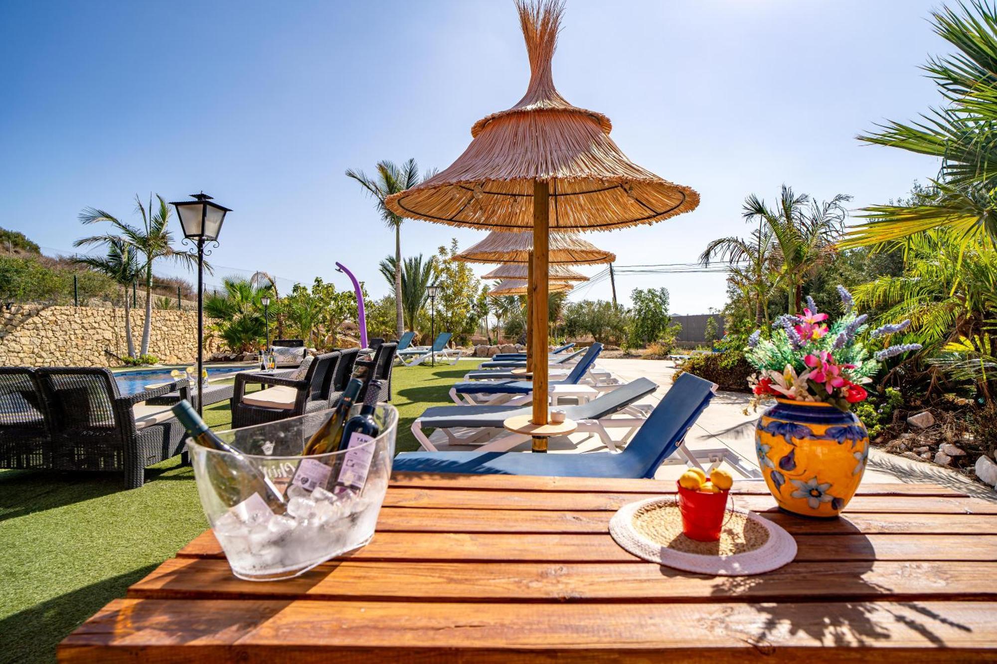 Villa Adelina En Turre, Almeria, Villa De Lujo Con Piscina Privada Cerca De Las Playas De Mojacar エクステリア 写真