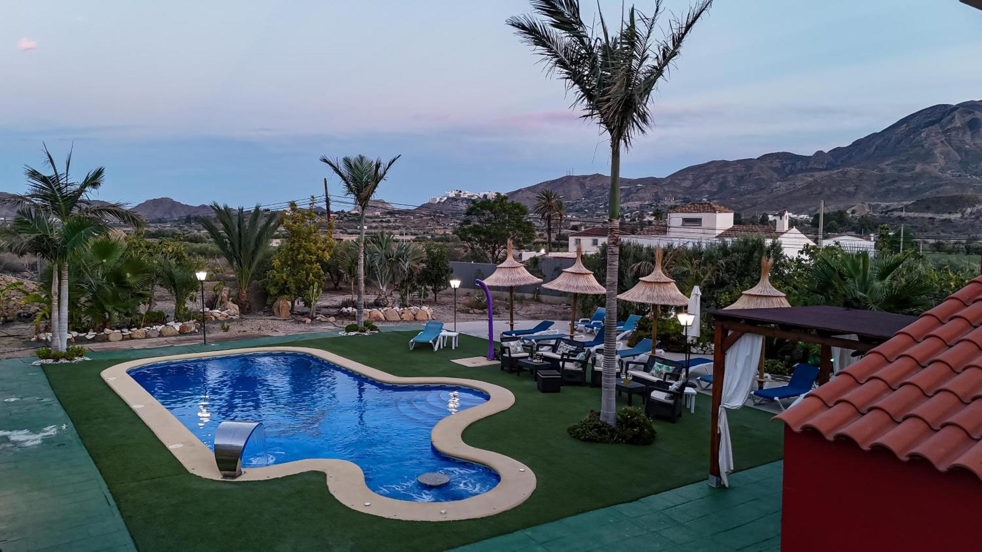 Villa Adelina En Turre, Almeria, Villa De Lujo Con Piscina Privada Cerca De Las Playas De Mojacar エクステリア 写真