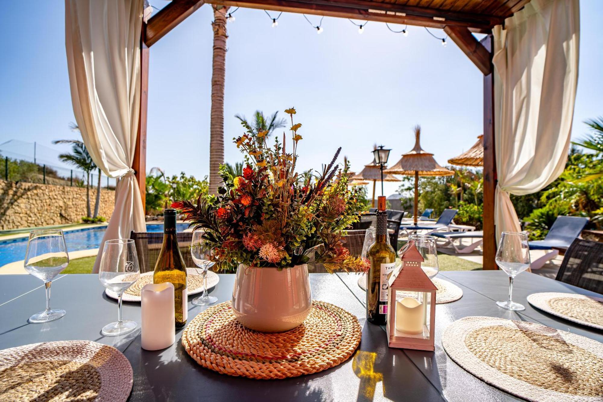 Villa Adelina En Turre, Almeria, Villa De Lujo Con Piscina Privada Cerca De Las Playas De Mojacar エクステリア 写真